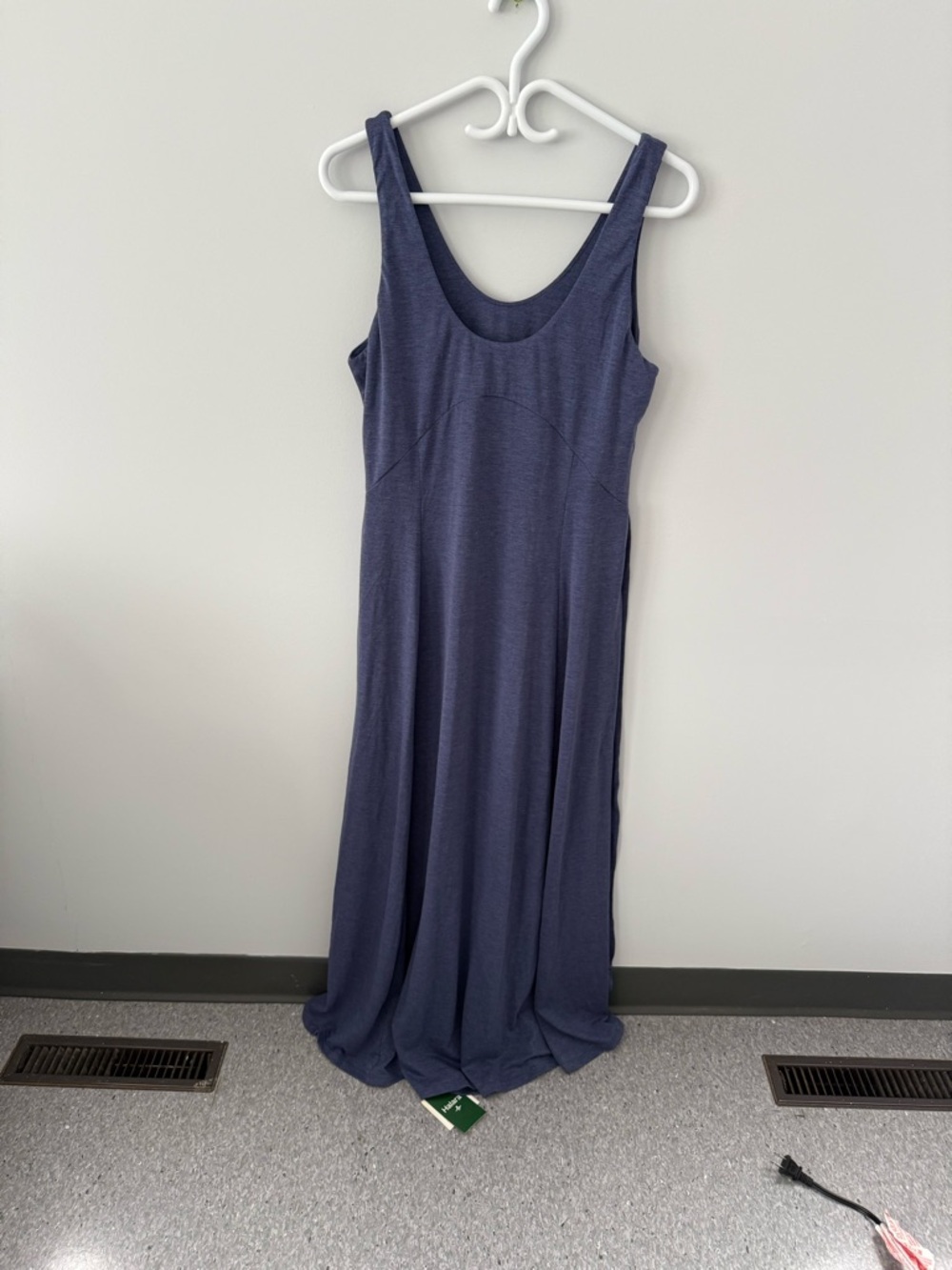 HALARA Navy Scoop-Neck Sleeveless Maxi Dress